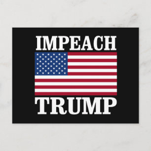 Impeach Trump - Save America -- Anti-Trump Design Postcard