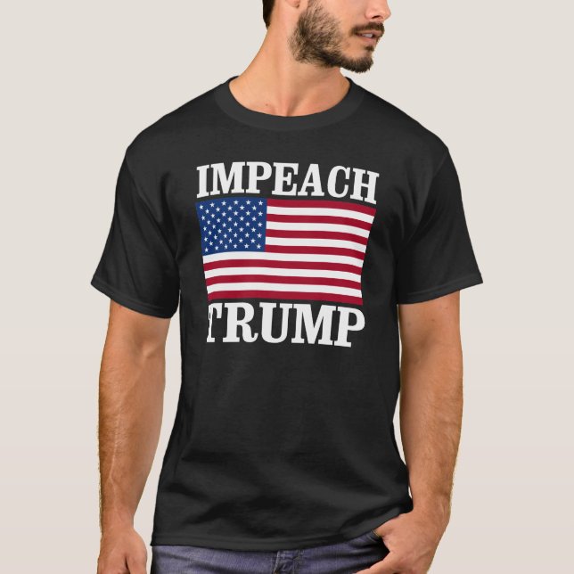 Impeach Trump - Save America -- Anti-Trump Design  T-Shirt (Front)