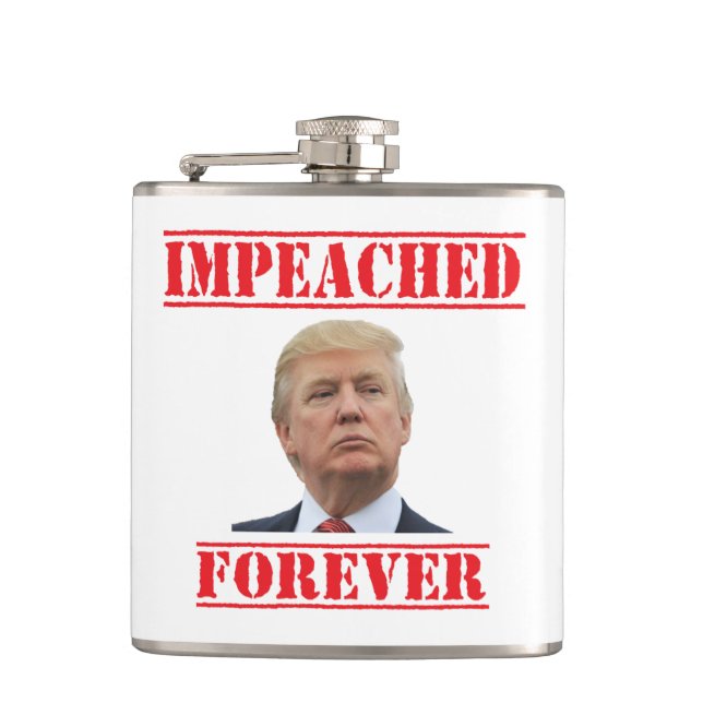 Impeached Forever Hip Flask (Front)
