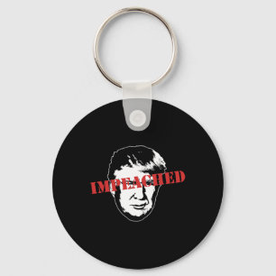 Impeached Stamp On Donald Trump Funny Impeachment  Key Ring