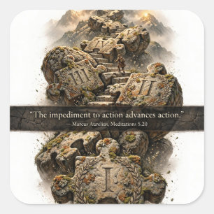 Impediment Advances Action — Aurelius Sticker