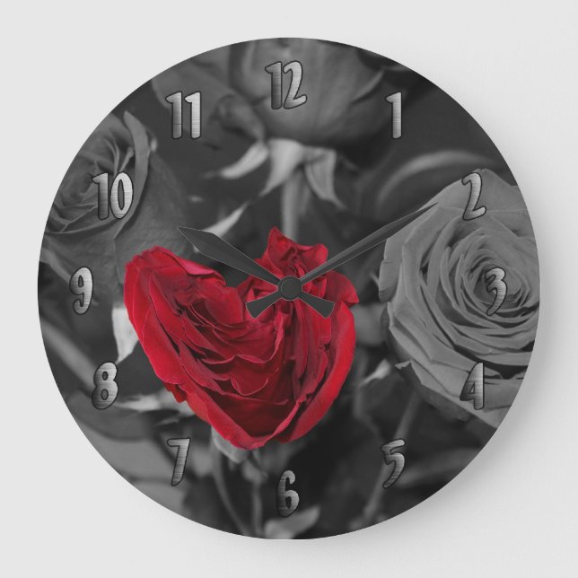 Imperfectly Perfect Clock with Numbers (Front)