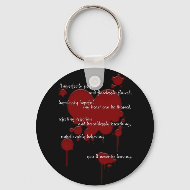 Imperfectly Perfect Keychain (Front)