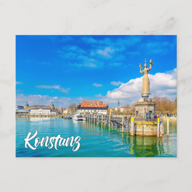 Imperia Statue, Konstanz, Germany Postcard (Front)