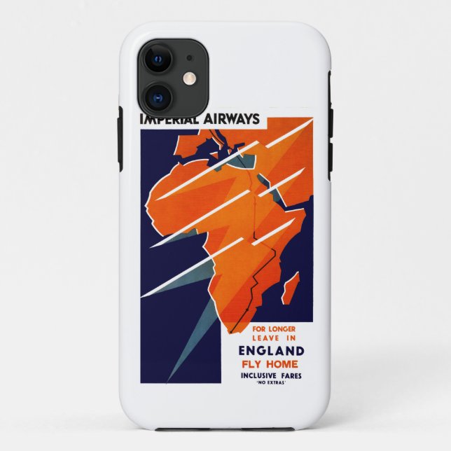Imperial Airways Africa Case-Mate iPhone Case (Back)