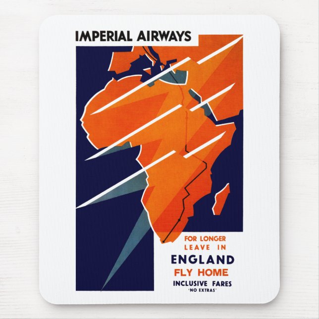 Imperial Airways Africa Mouse Pad (Front)