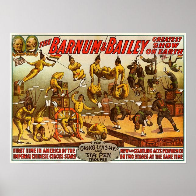 Imperial Chinese Stars Circus Poster (Front)