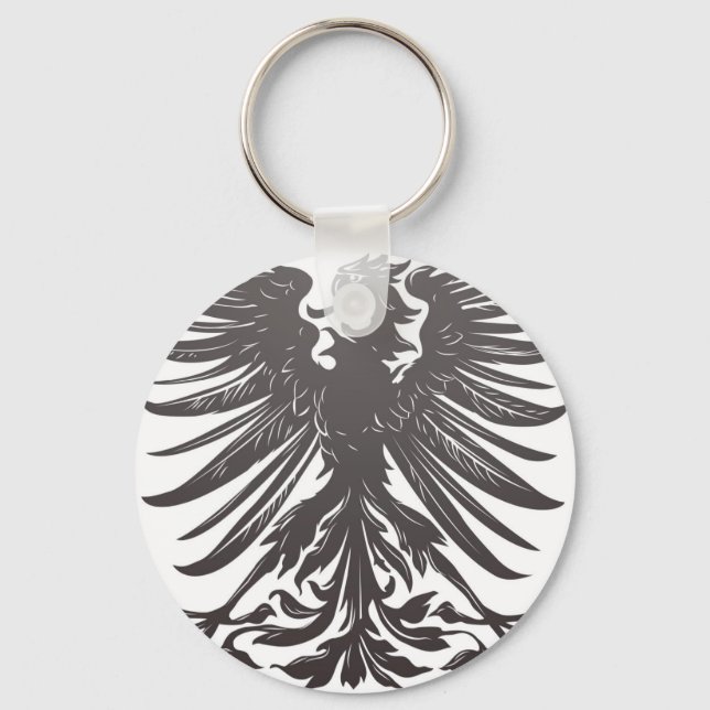 Imperial eagle design element key ring (Front)
