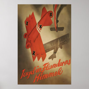 Imperial German WWI poster Manfred von Richthofen