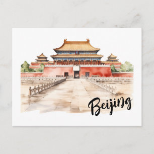Imperial Grandeur: The Forbidden City Beijing Postcard