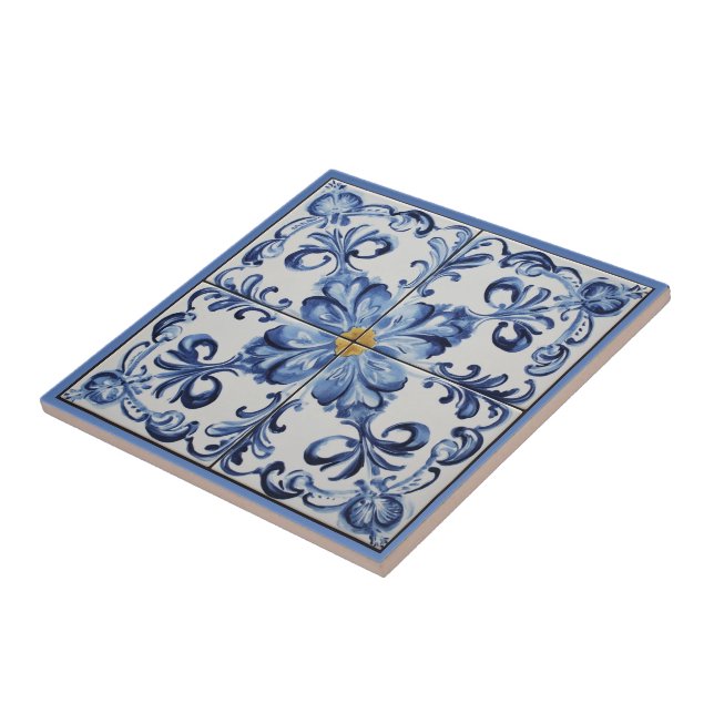 Imperial Harmony Azulejo Tile (Side)