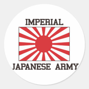 Imperial Japanese Army Classic Round Sticker