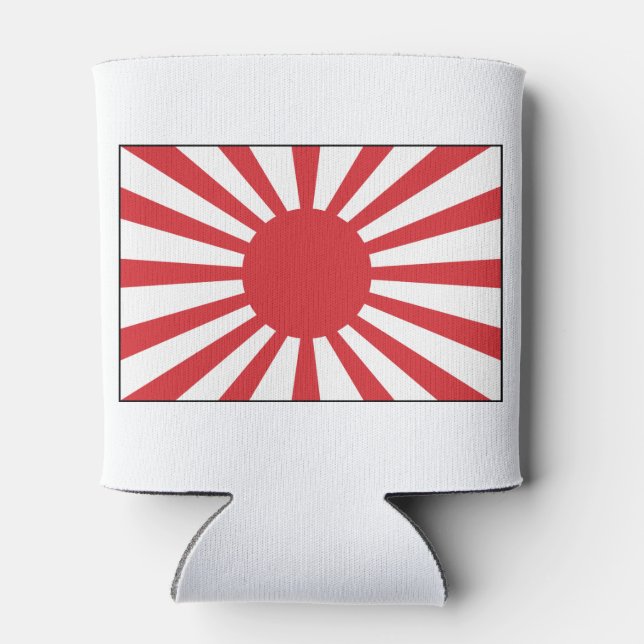 Imperial Japanese Flag Can Cooler (Back)