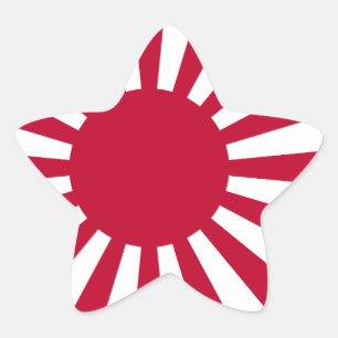 Imperial Japanese Navy Ensign Star Sticker