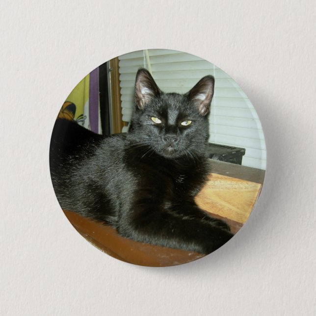 Imperial kitty 6 cm round badge (Front)