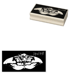 Imperial Moth Rubber Stamp