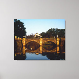 Imperial Palace, Nijubashi Bridge, Tokyo, Japan Canvas Print