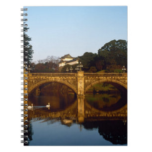 Imperial Palace, Nijubashi Bridge, Tokyo, Japan Spiral Notebook