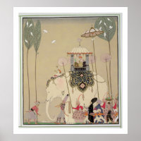Imperial Procession (colour litho)