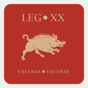 Imperial Roman Army - Legio XX Valeria Victrix Square Sticker