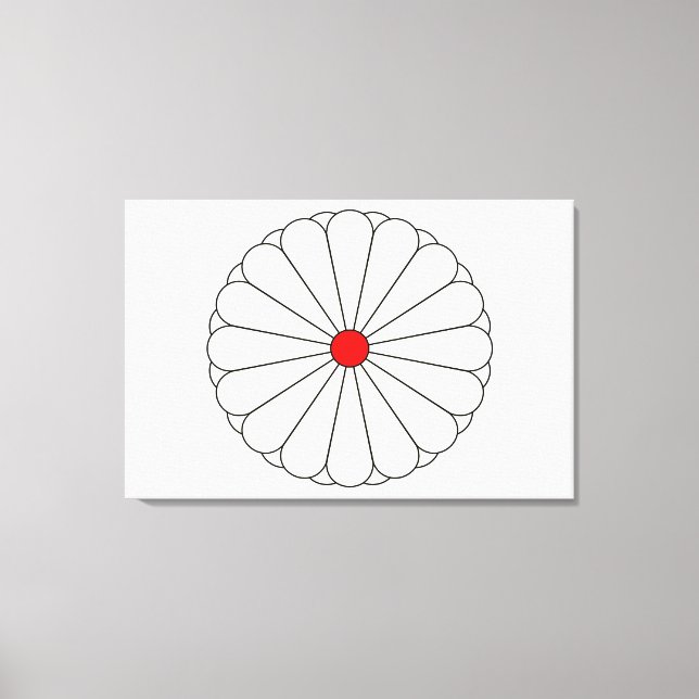 Imperial Seal of Japan Canvas Print (Front)