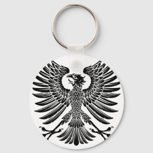 Imperial Style Eagle Emblem Key Ring