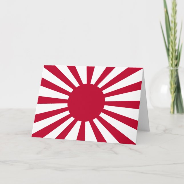 Imperial War Flag of Japan Card (Front)