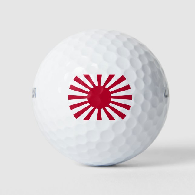 Imperial War Flag of Japan Golf Balls (Front)