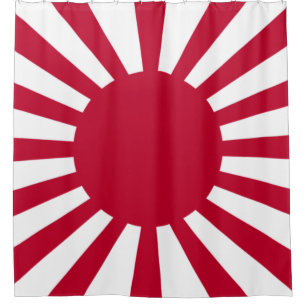 Imperial War Flag of Japan Shower Curtain