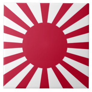 Imperial War Flag of Japan Tile