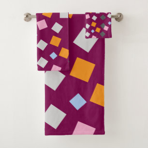 Imperial Wine Bath Towel Set
