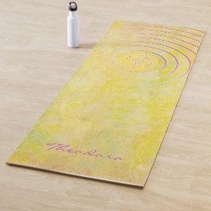 ”Imperial Yellow” AUM Yoga Mat