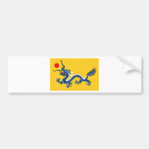 Imperial Yellow Dragon Flag, Qing Dynasty (China) Bumper Sticker