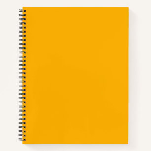 Imperial Yellow Solid Color Notebook