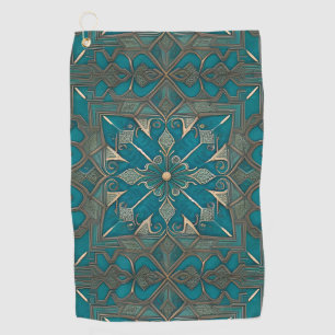 Imperturbability pattern golf towel