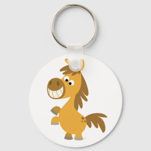 Impetuous Cartoon Pony Keychain