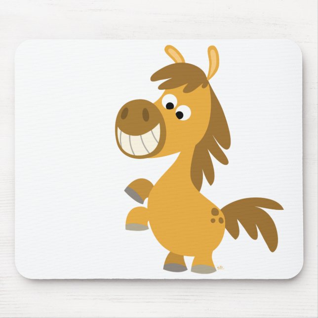 Impetuous Cartoon Pony Mousepad (Front)