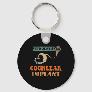 Implant Hard Of Hearing Vintage Hearing Impaired Key Ring