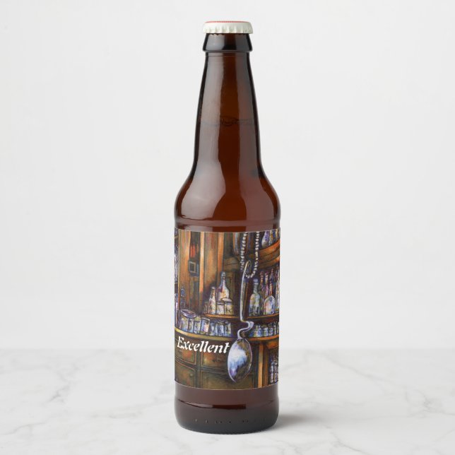 Implicitly Understood Beer Bottle Label (Front)