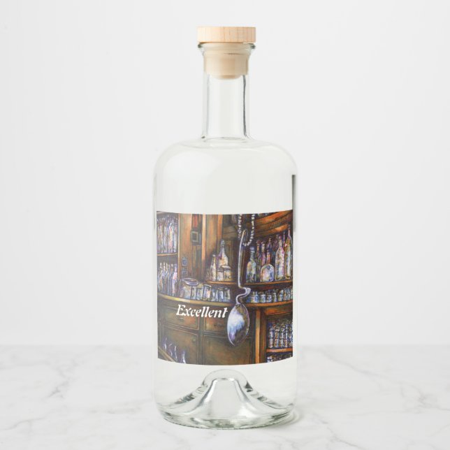 Implicitly Understood Liquor Bottle Label (Front)