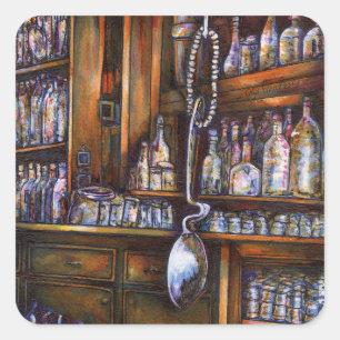 Implicitly Understood Square Sticker