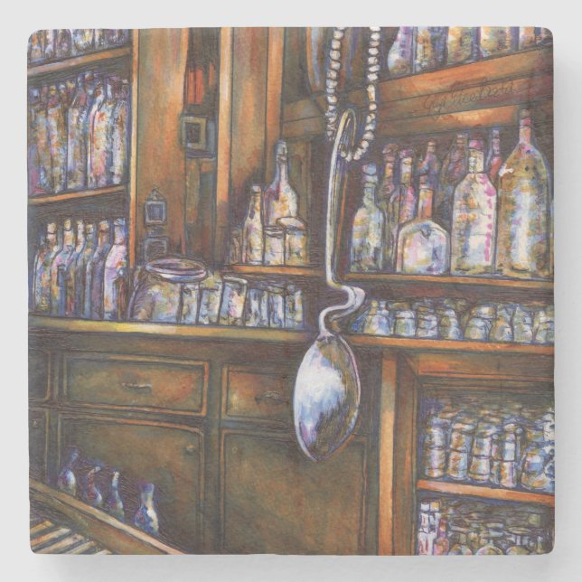 Implicitly Understood Stone Coaster (Front)