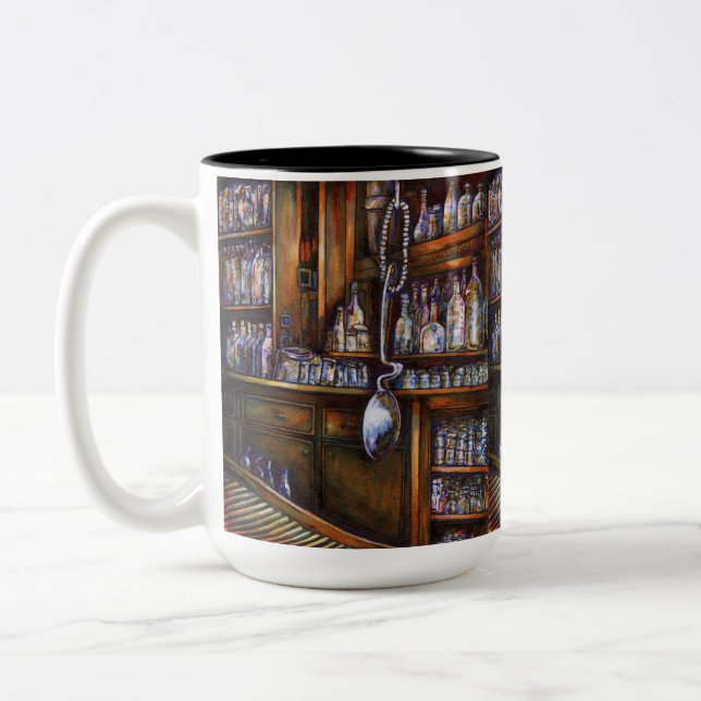 Implicitly Understood Two-Tone Coffee Mug (Left)
