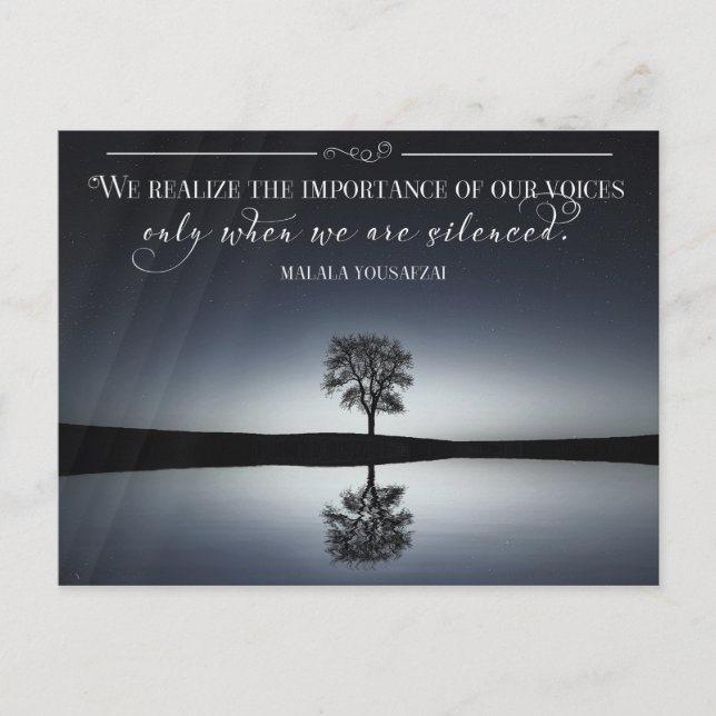 Importance Of Our Voices Postcard (Front)