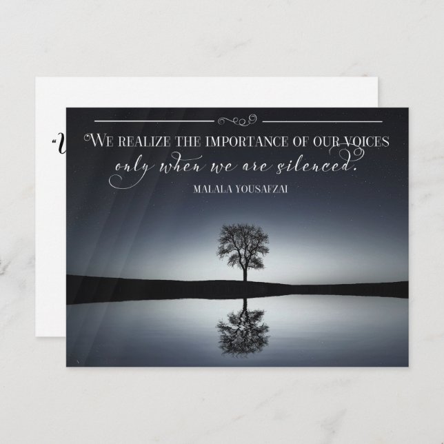 Importance Of Our Voices Postcard (Front/Back)