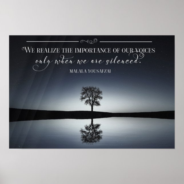 Importance Of Our Voices Poster (Front)