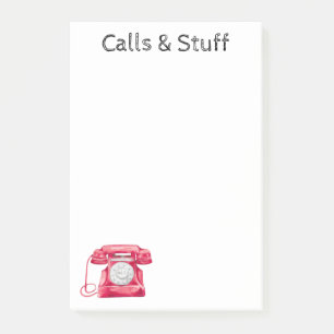 Important calls to do list post-it notes