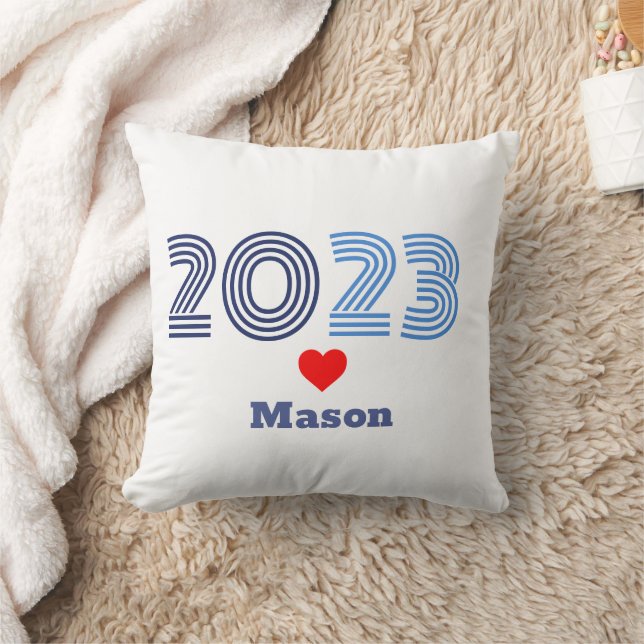 Important & Memorable Year Custom Name Graduation Cushion (Blanket)