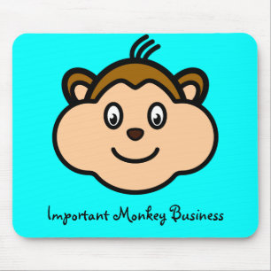Important Monkey Business Mousepad