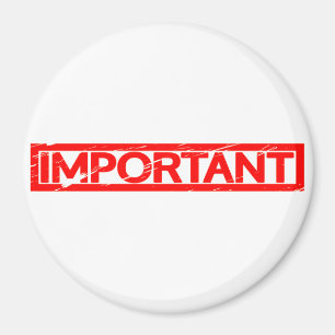 Important Stamp Magnet
